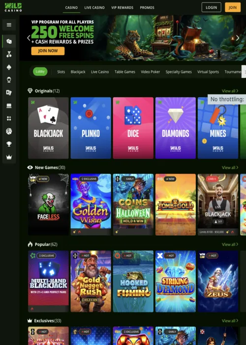 Spellobby slots vilda spel Wild Casino